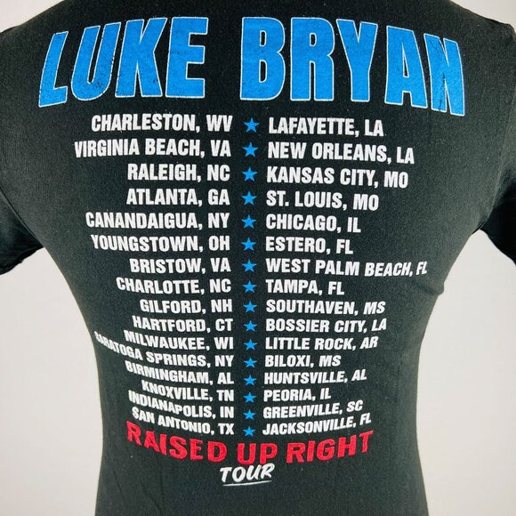 Luke Bryan Raised Up Right Tour Concert Small T-Shirt Shirt - Picture 4 of 6